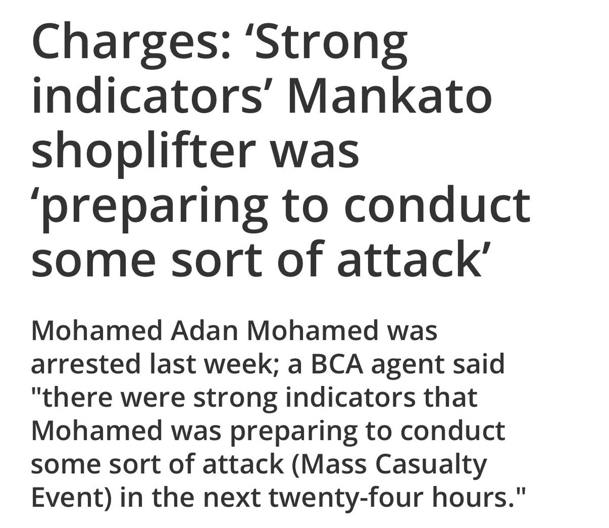 Mohamed Adan Mohamed Pleads Guilty to ISIS-Inspired Mass Casualty Plot ...