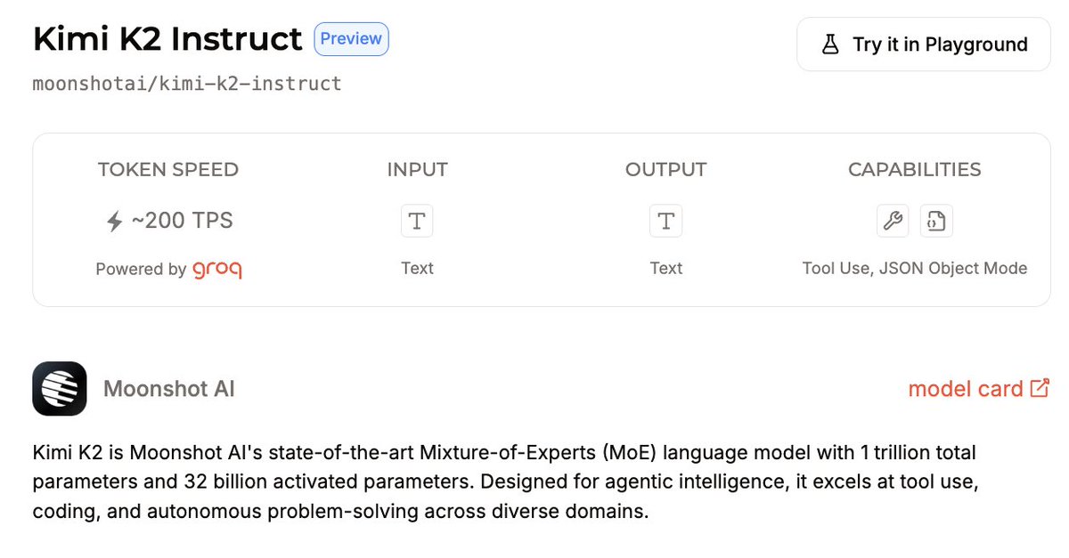 Moonshot AI Launches Kimi K2, 1T-Parameter Open-Source Model With 32B ...