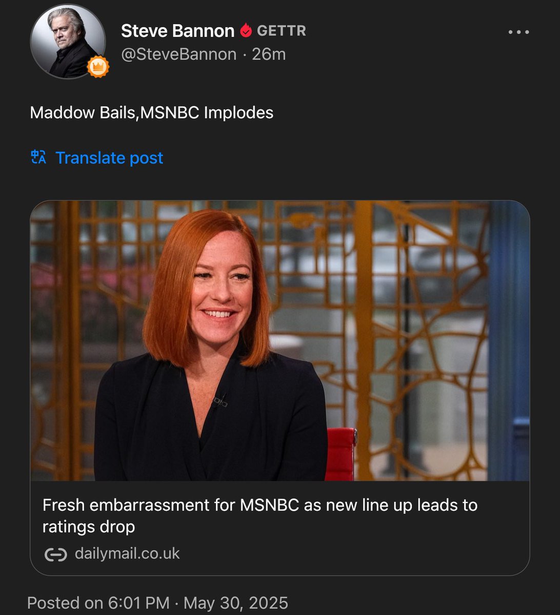 MSNBC Removes Jen Psaki After 24% Primetime Ratings Drop to 877,000 ...