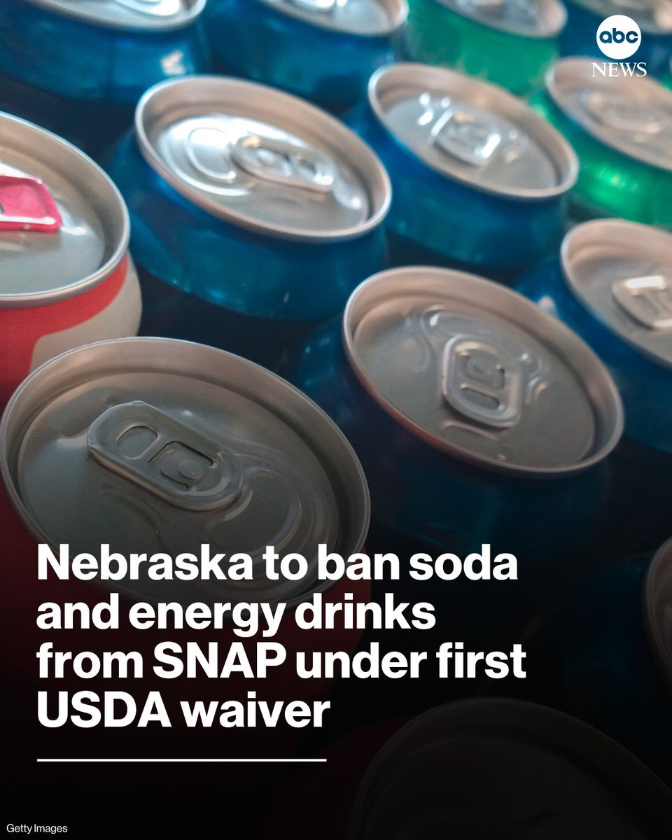 Nebraska to Ban Soda, Energy Drinks From SNAP in 2026, Affecting ...