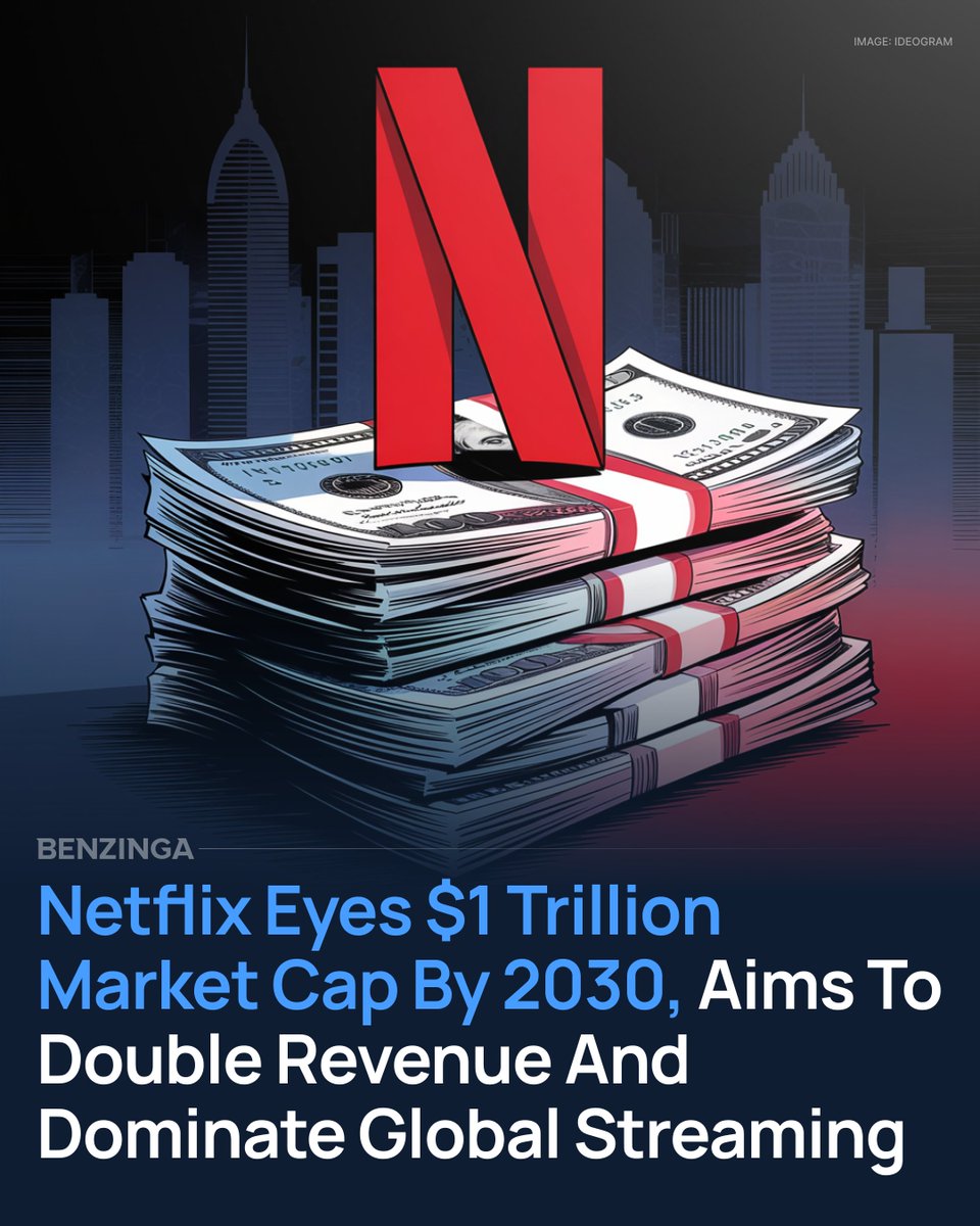 Target Netflix Netflix Aims for $1 Trillion Market Cap by 2030, Targets $9B in Ad ...