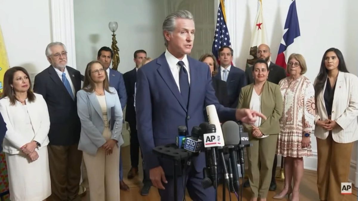 Newsom Calls November Vote to Counter Texas GOP Redistricting Push ...