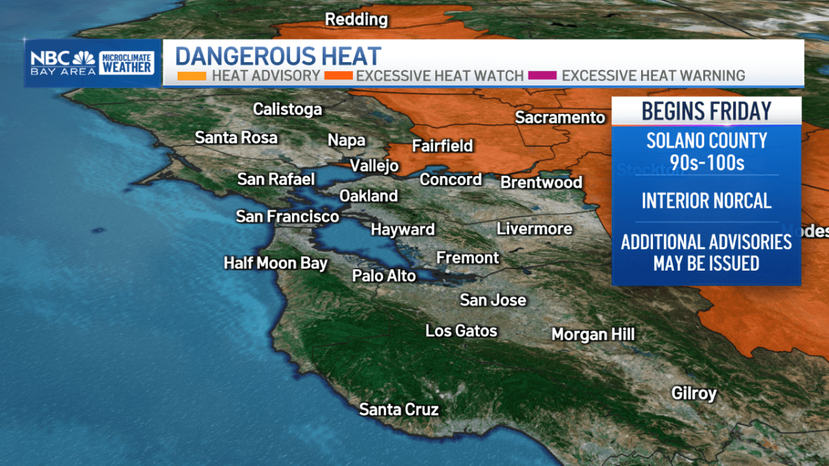 Northern California and Southern Nevada Face Extreme Heat Watches With ...