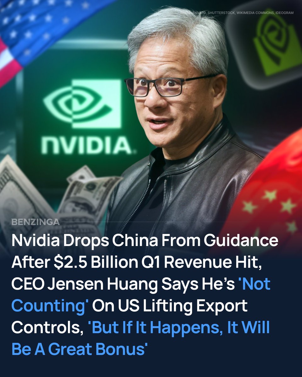 Nvidia CEO Jensen Huang Excludes China From Forecasts After $2.5 ...