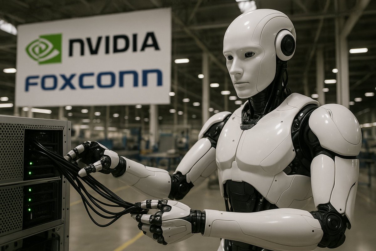 Nvidia And Foxconn Plan Humanoid Robots For GB300 AI Server Production Nvidia And Foxconn Plan Humanoid Robots For GB300 AI Server Production