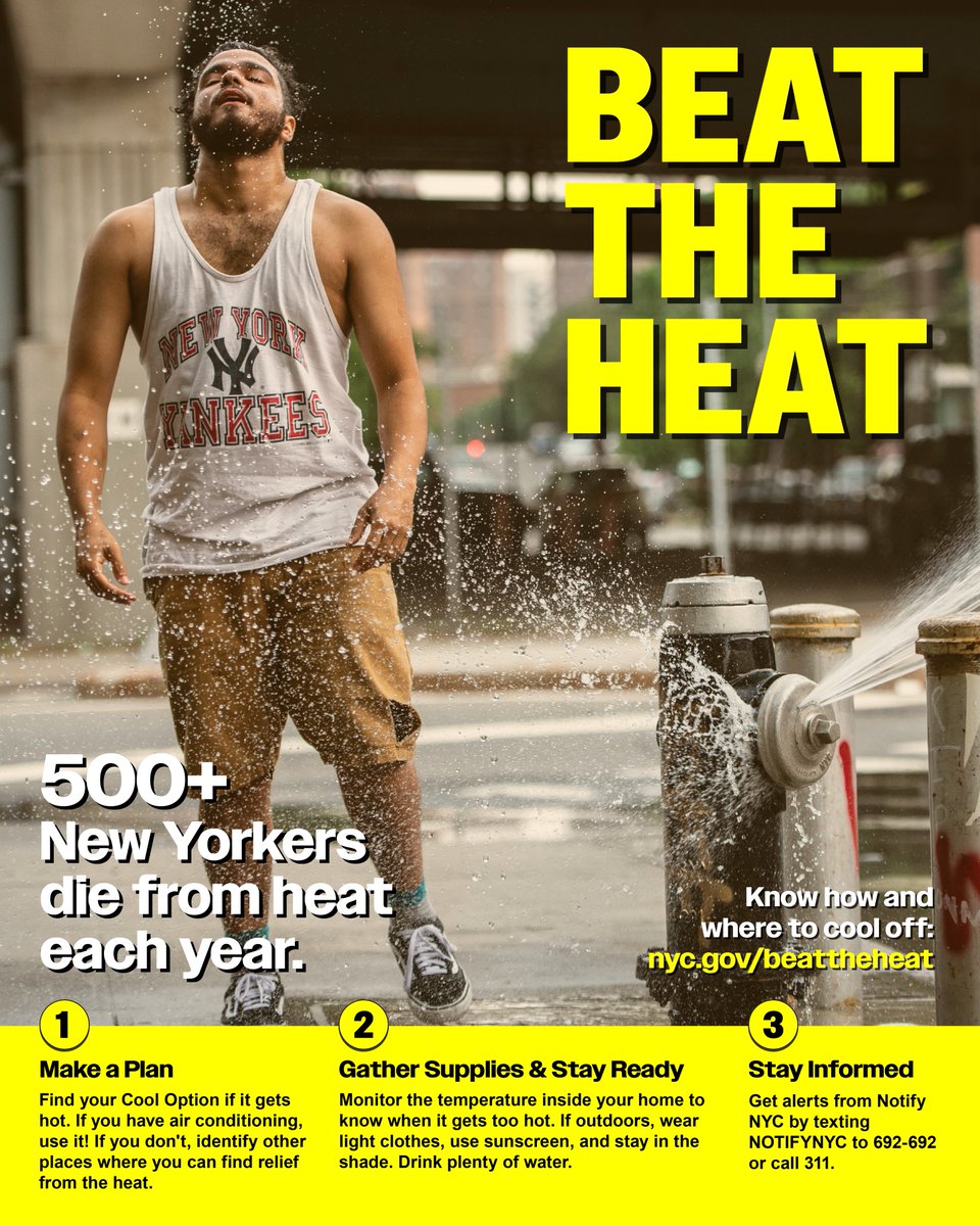 NYC Declares State of Emergency, Opens 500 Cooling Centers as Heat Wave ...