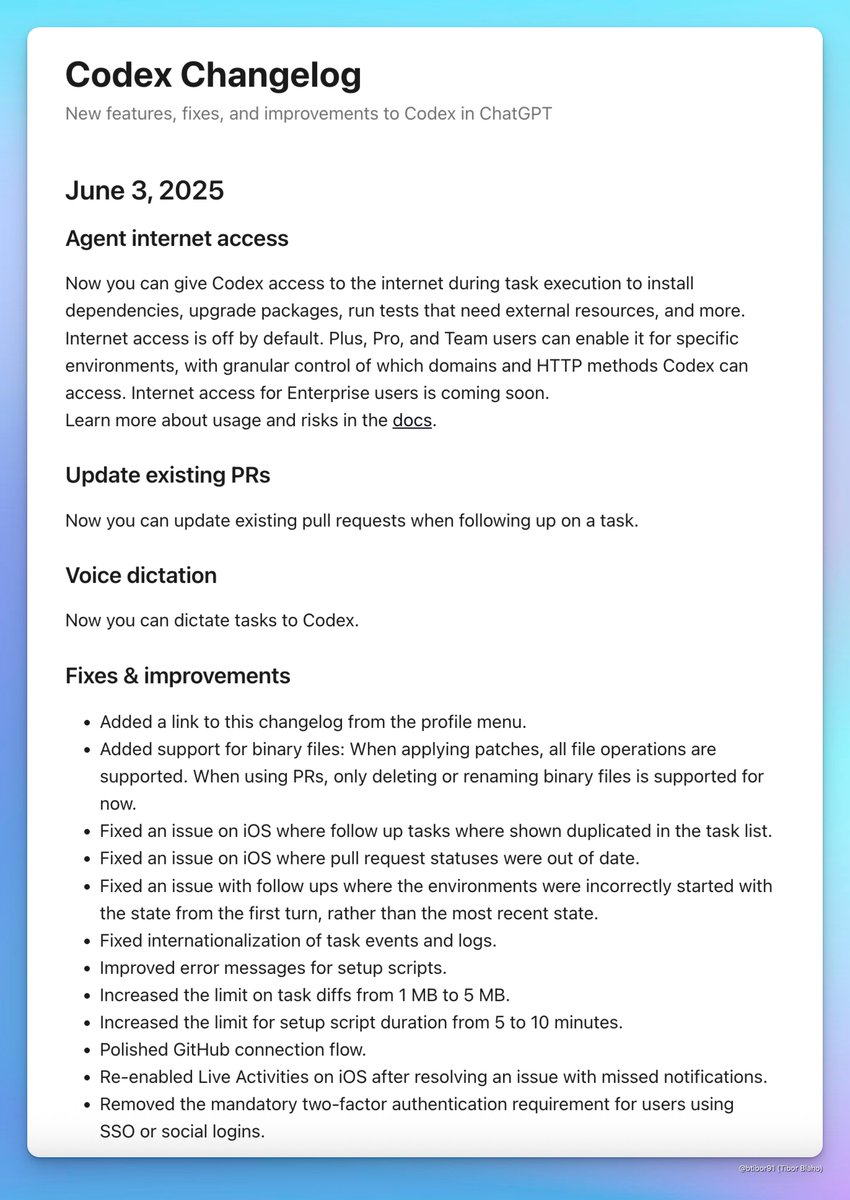 Codex Internet OpenAI Rolls Out Codex With Internet Access, Voice Dictation to ChatGPT ...