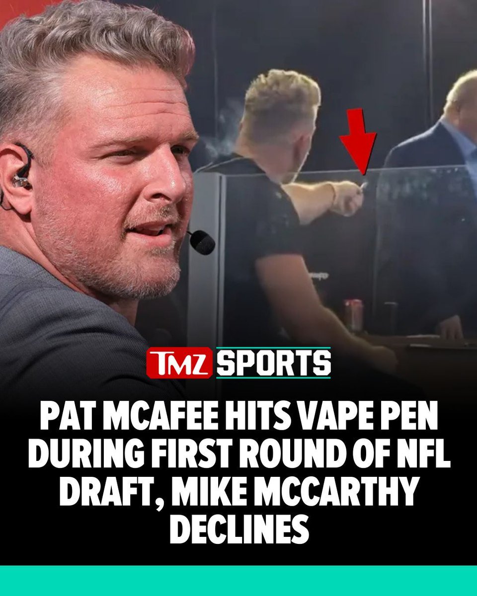 Pat McAfee Takes Hit From Weed Vape Pen, Offers to Mike McCarthy During ...