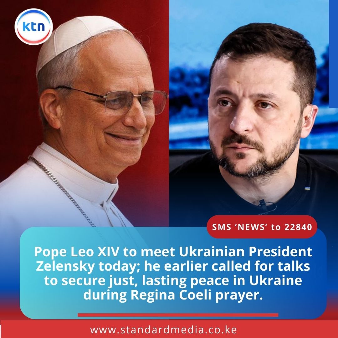 Pope Leo XIV Receives Zelensky; Trump Says Vatican Ready to Host Russia ...