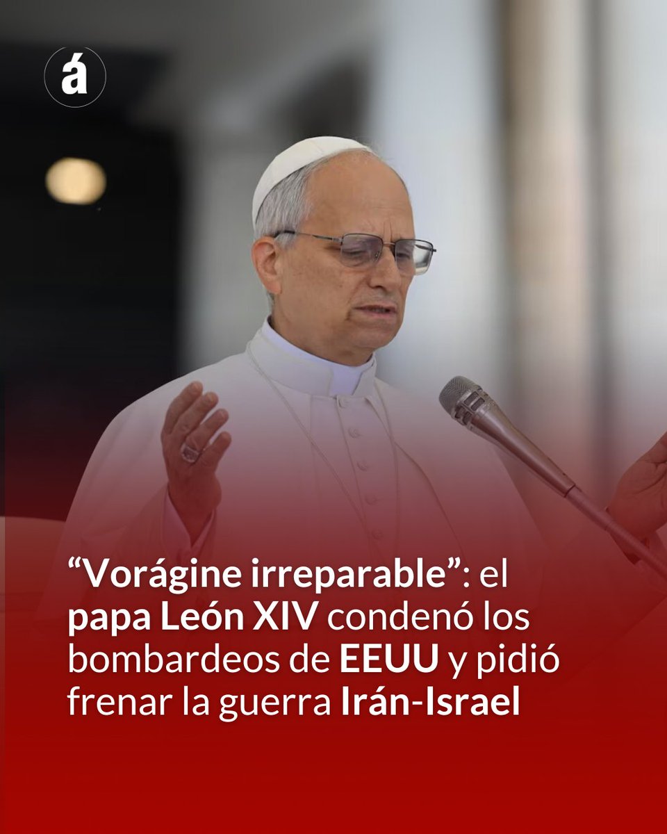 Pope Leo XIV Urges End to War After US Strikes on Iran, Israeli Strike ...