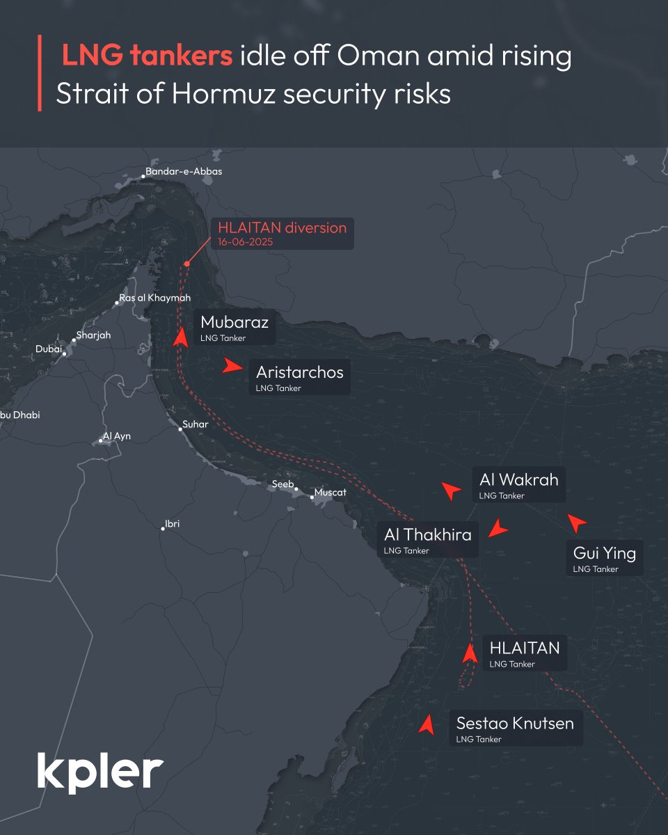QatarEnergy Orders LNG Ships to Wait Outside Strait of Hormuz Until Day ...