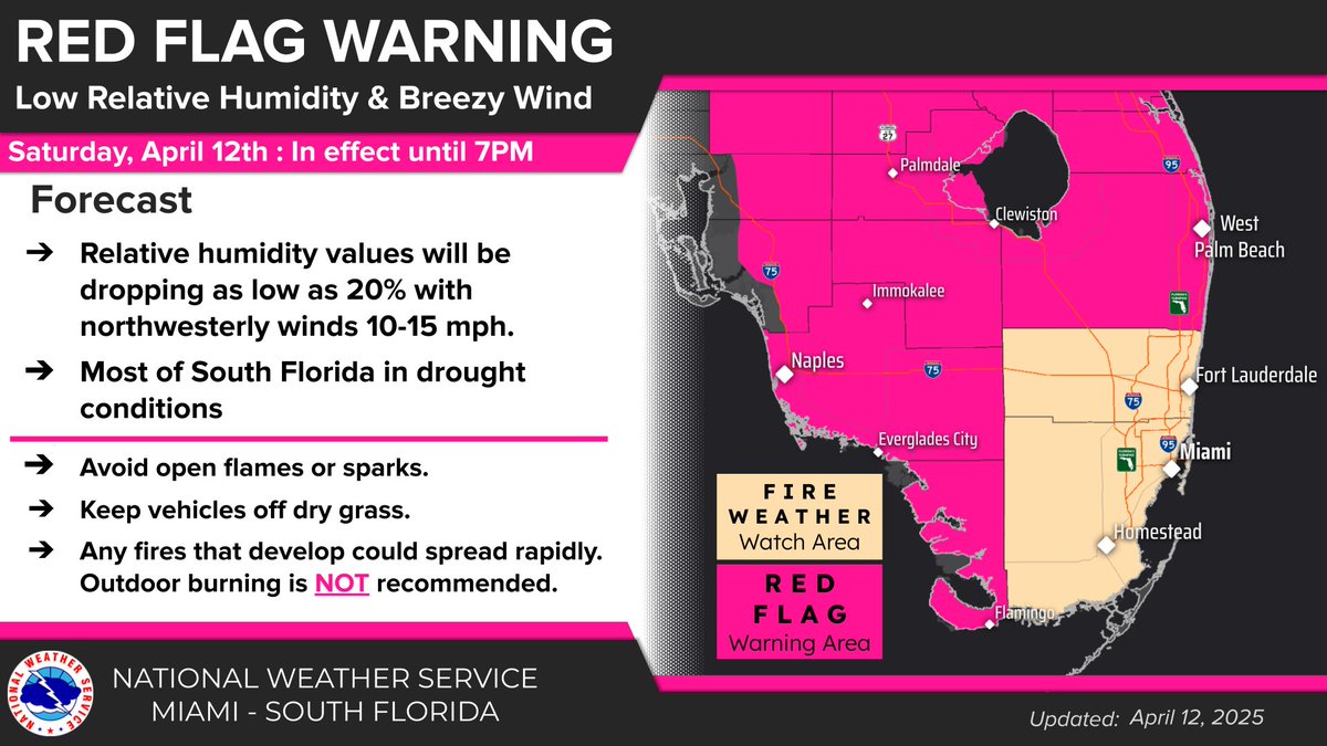 Red Flag Warnings Issued Across U.S. Amid High Fire Danger, Record Heat ...