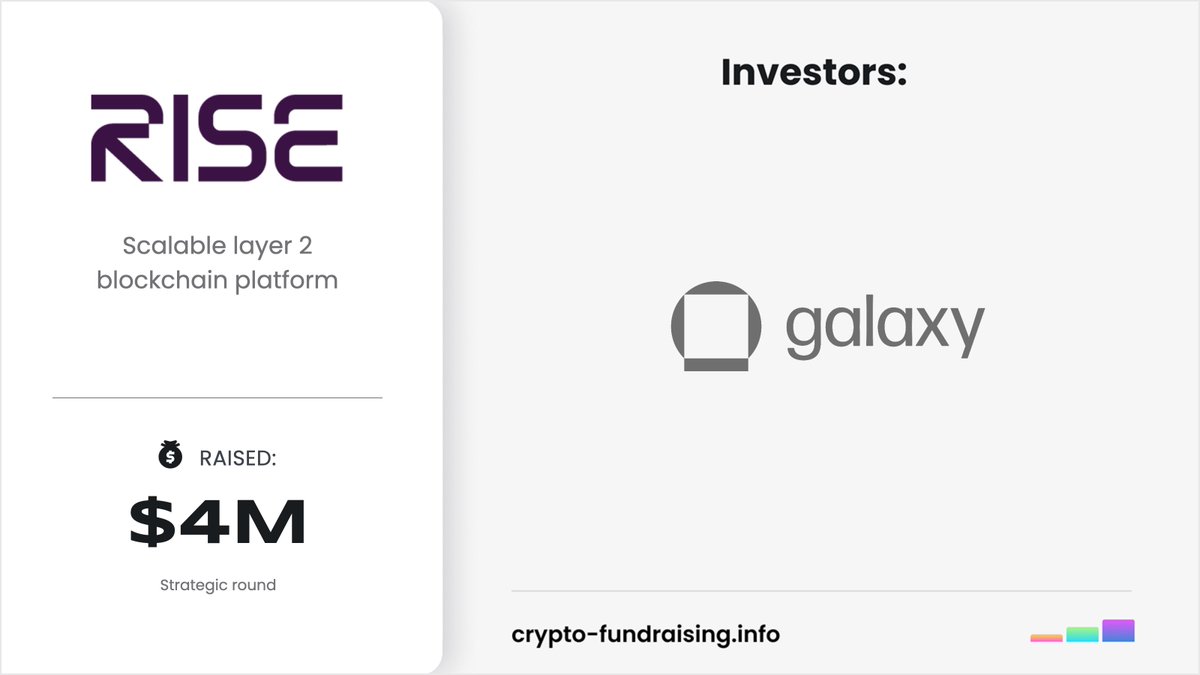 RISE Blockchain Raises $4 Million From Galaxy Ventures to Boost Ethereum Scalability With 50,000 TPS and Vitalik Support | DeepNewz VC