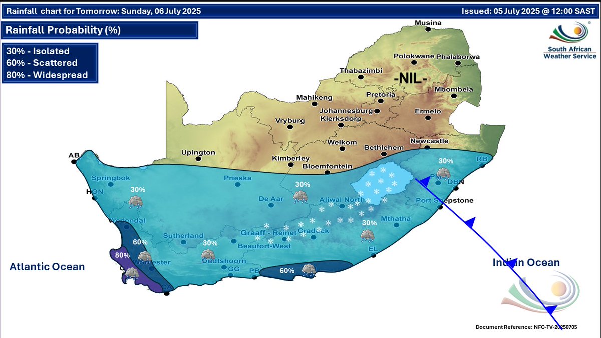 SA Weather Service Issues Level 4 Warning for Disruptive Rainfall ...