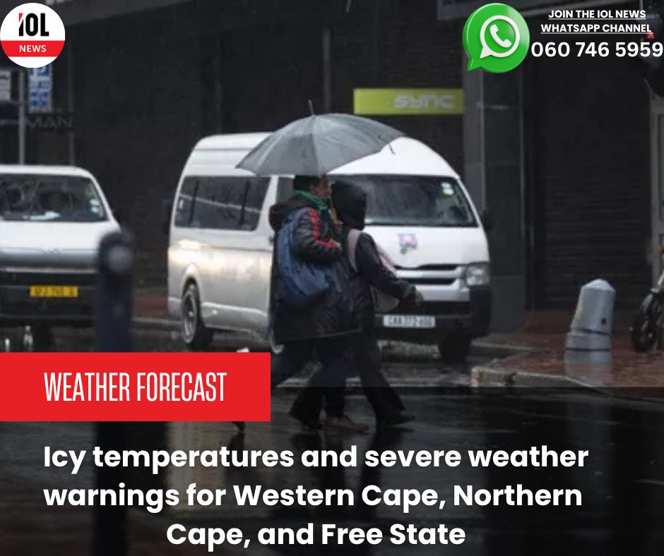SA Weather Service Issues Level 4 Warnings as Intense Cold Front Brings ...
