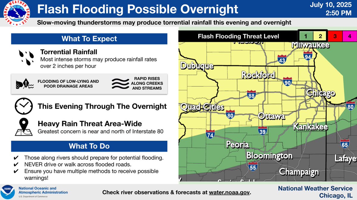 Scattered Thunderstorms Bring Gusty Winds, Heavy Rain, Flash Flooding ...