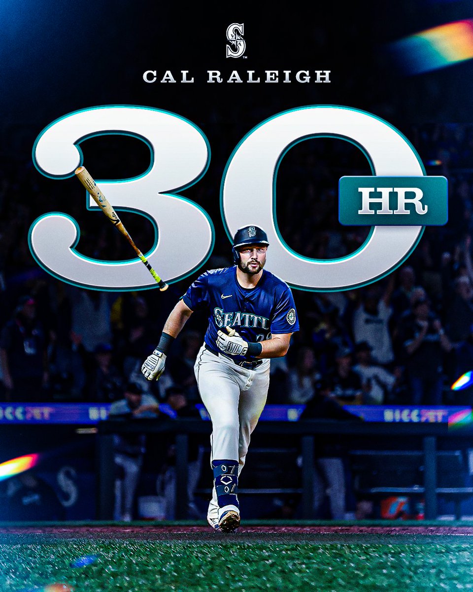 Seattle Mariners’ Cal Raleigh Sets Catcher Home Run Record, Leads MLB ...