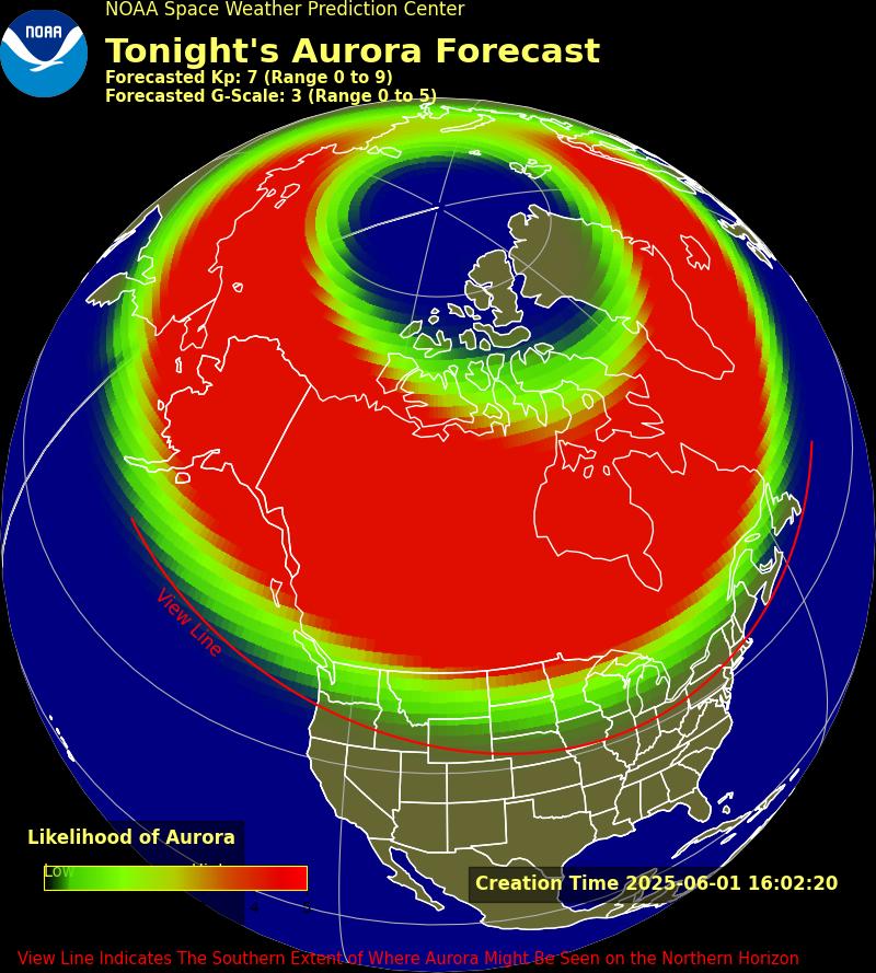 Severe G4 Solar Storm Reaches Earth, Auroras Stretch to Southern U.S ...