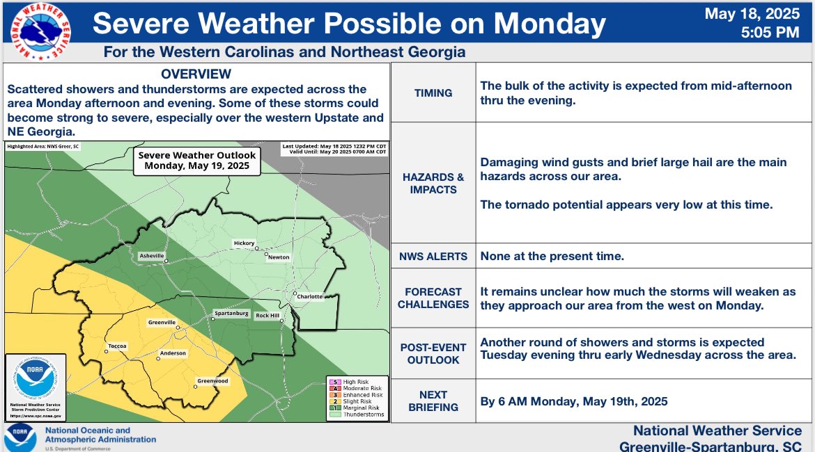Severe Storms With Hail, Tornadoes, 60-70 mph Winds Expected Monday and ...