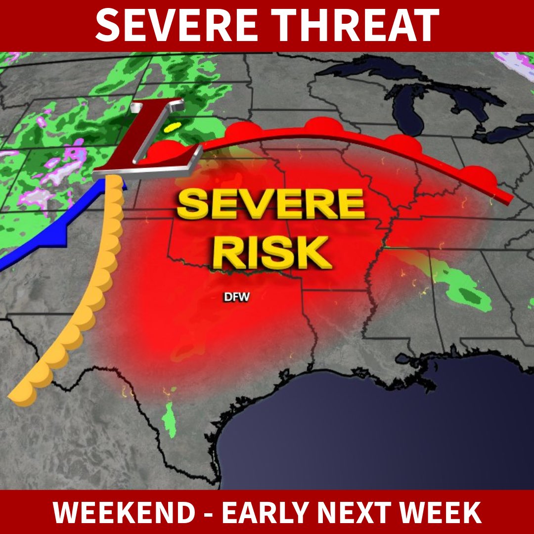 Severe Storms With Hail, Wind, Tornadoes Expected Across North Texas ...