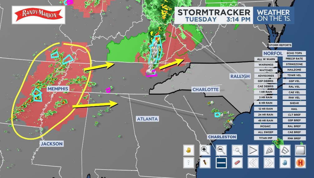 Severe Storms with Up to 1-Inch Hail, 60 mph Winds, and Tornado Watch ...