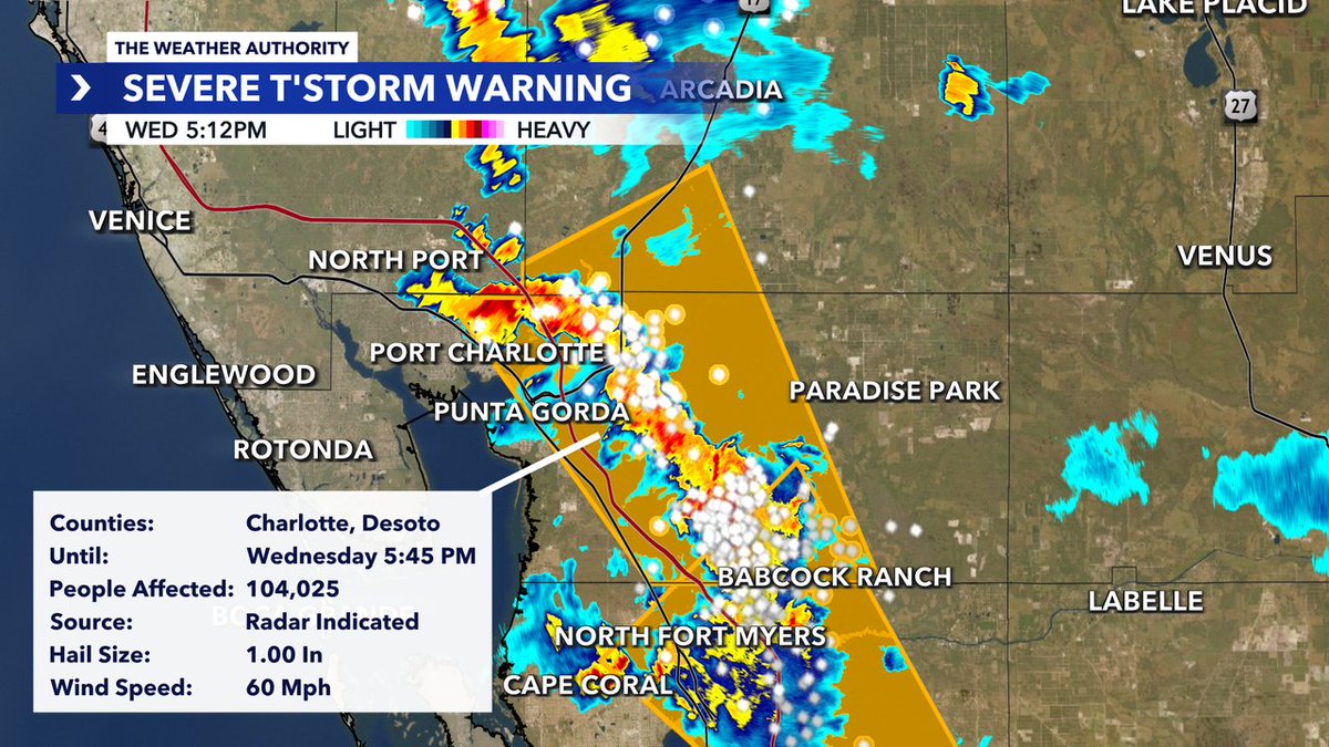 Severe Thunderstorm and Marine Warnings Issued Across Georgia, Florida ...