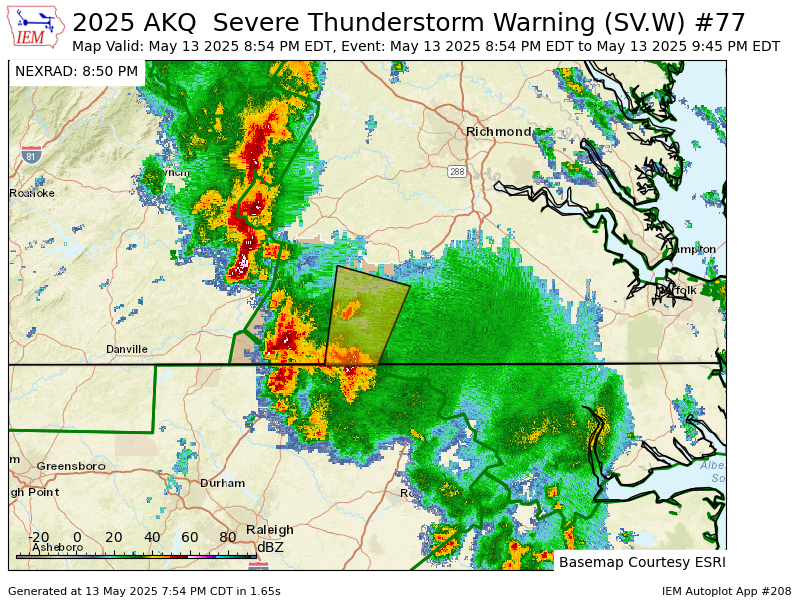 Severe Thunderstorm Warnings With 60 MPH Winds, 1-Inch Hail, and Flood ...
