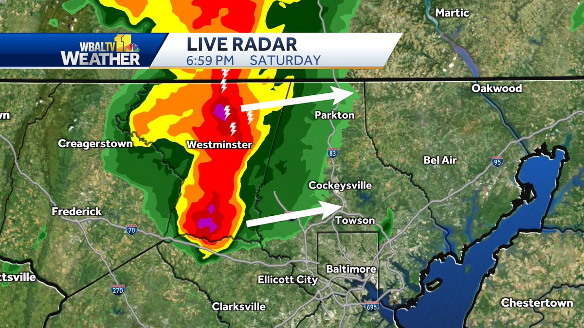 Severe Thunderstorm Watch Issued as 60-70 MPH Gusts and 2-Inch Hail Hit ...