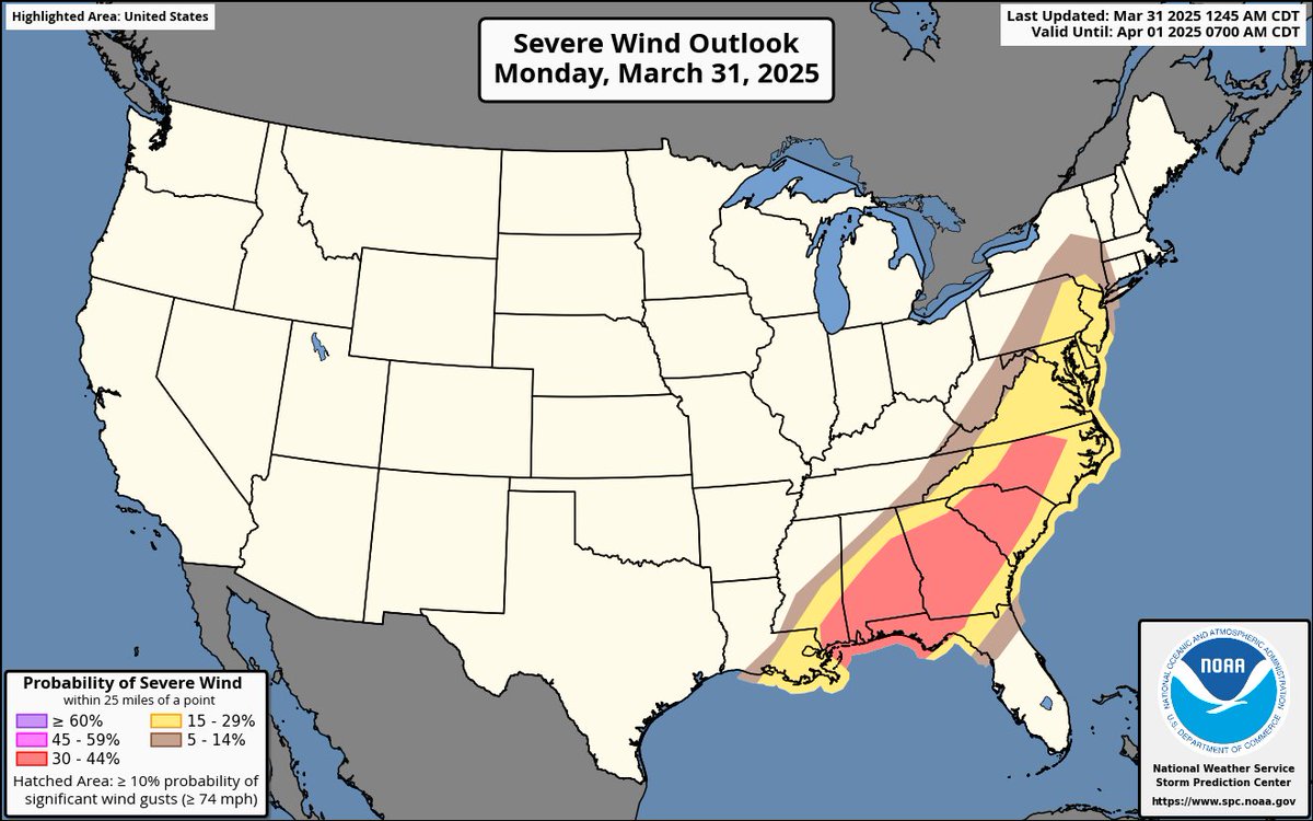 Severe Weather Outbreak Expected Across Central US, Enhanced Risk Level ...