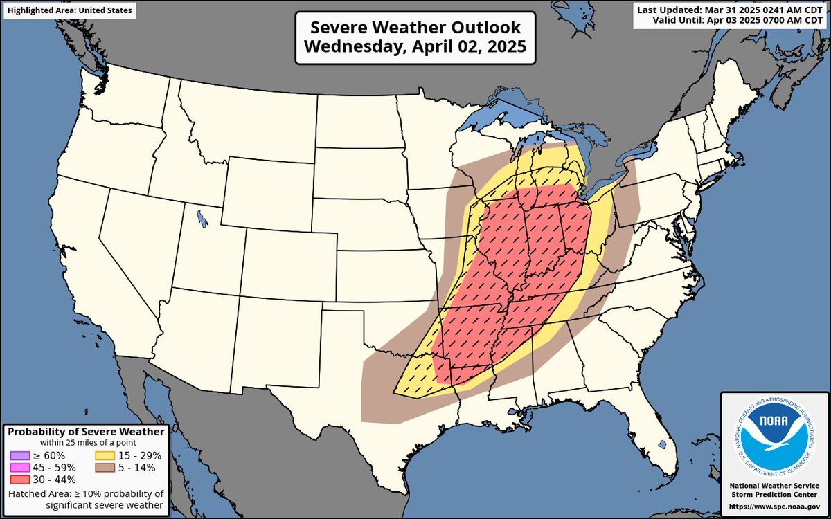 Severe Weather Outbreak to Bring Multiple Strong Tornadoes, Heavy Rain ...