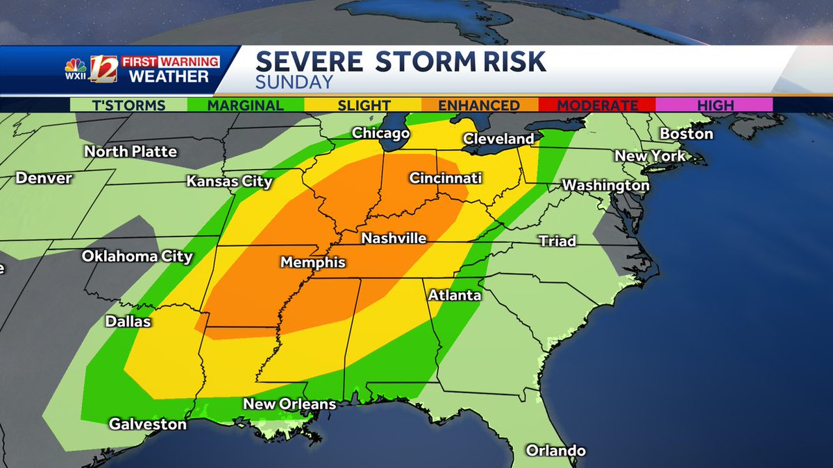 Severe Weather Threat Including Tornadoes, Hail, and Damaging Winds ...