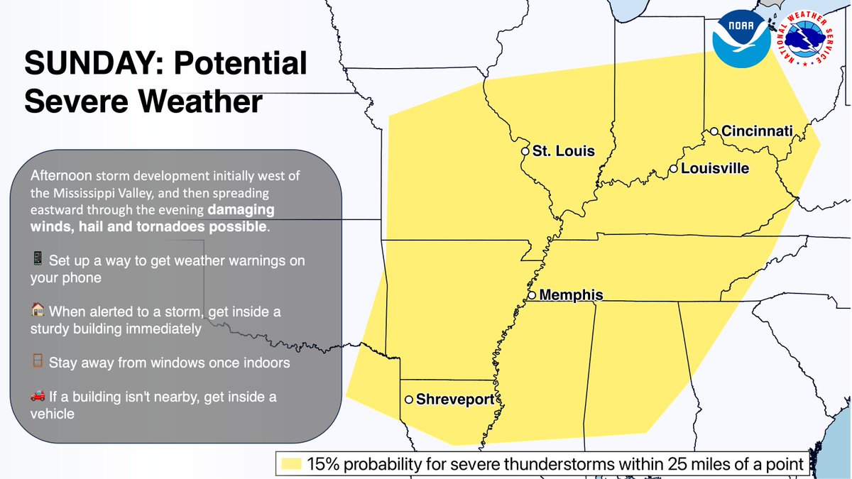 Severe Weather Threat Looms for Sunday and Monday Across U.S. Regions ...