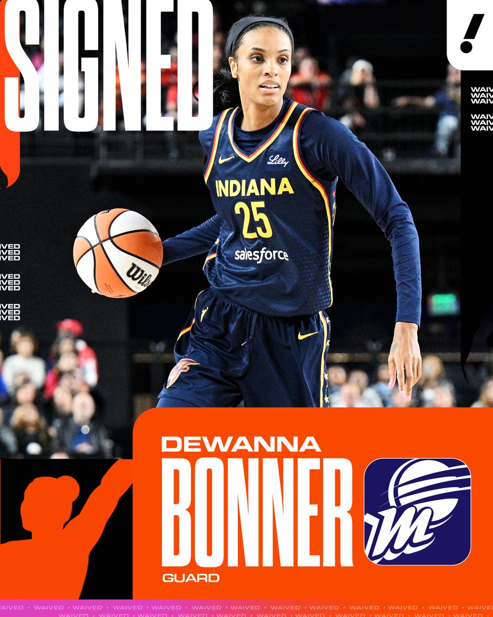 Bonner Sign Six-Time All-Star DeWanna Bonner Waived by Indiana Fever, Signs with ...