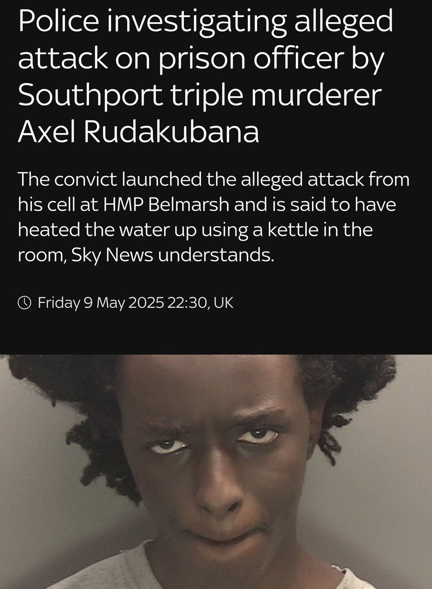 Southport Killer Axel Rudakubana Allegedly Throws Boiling Water at ...