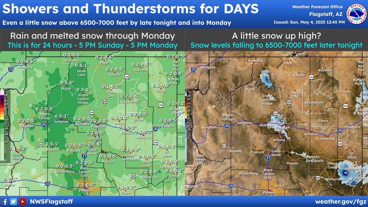Storm System to Bring Heavy Rain, Snow Above 6,500 Feet, and Gusty ...