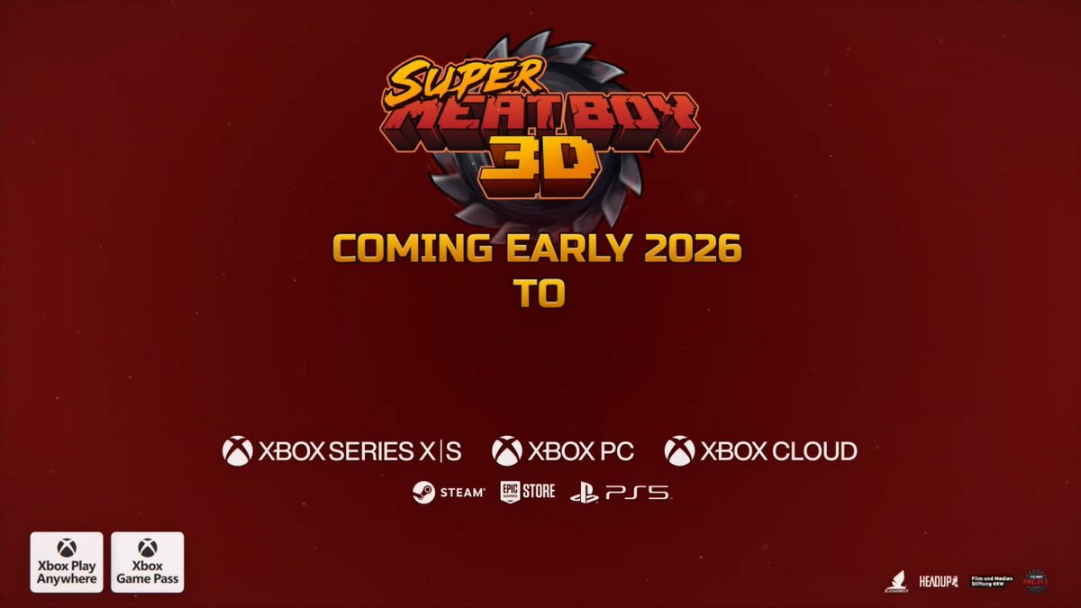 Super Meat Boy 3D Launches Early 2026 With Day One Game Pass And Xbox 