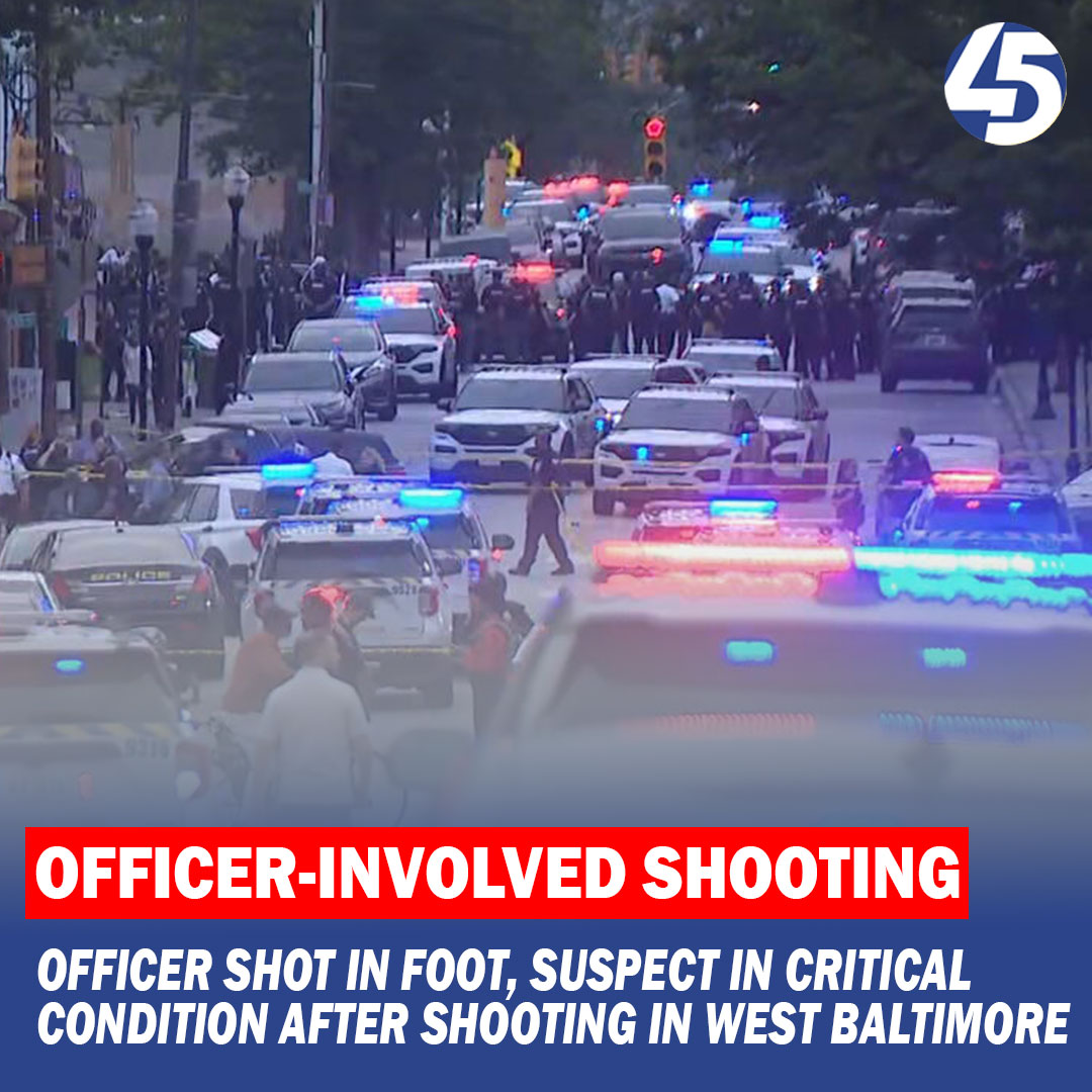 Suspect Dead, Officer Hurt in West Baltimore Police Shooting | DeepNewz ...
