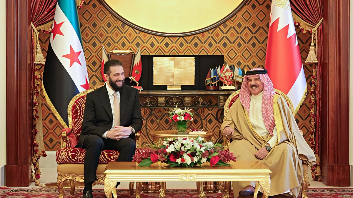 Syrian President al-Sharaa Visits Bahrain, Discusses Ties With King ...