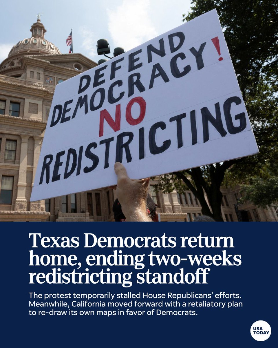 Texas Democrats End Walkout, Clearing Path for GOP Redistricting Map ...