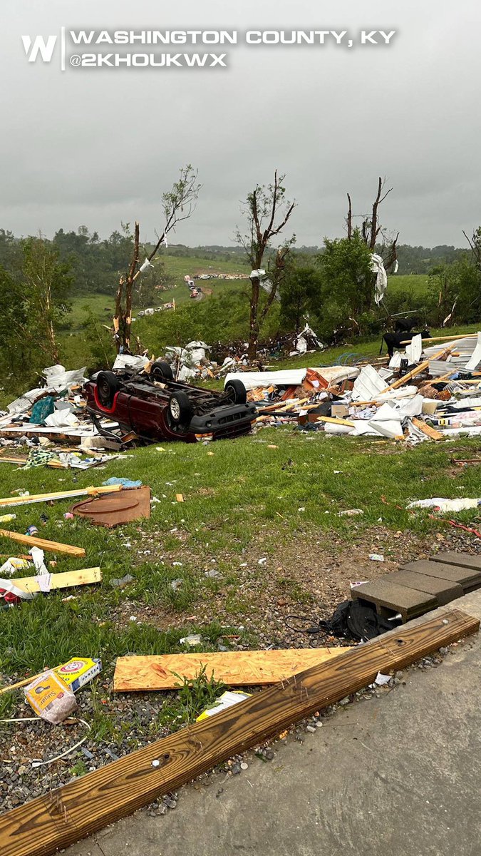 Tornado Kills 1, Causes Higher-End EF3 Damage Near Perryville, Kentucky ...