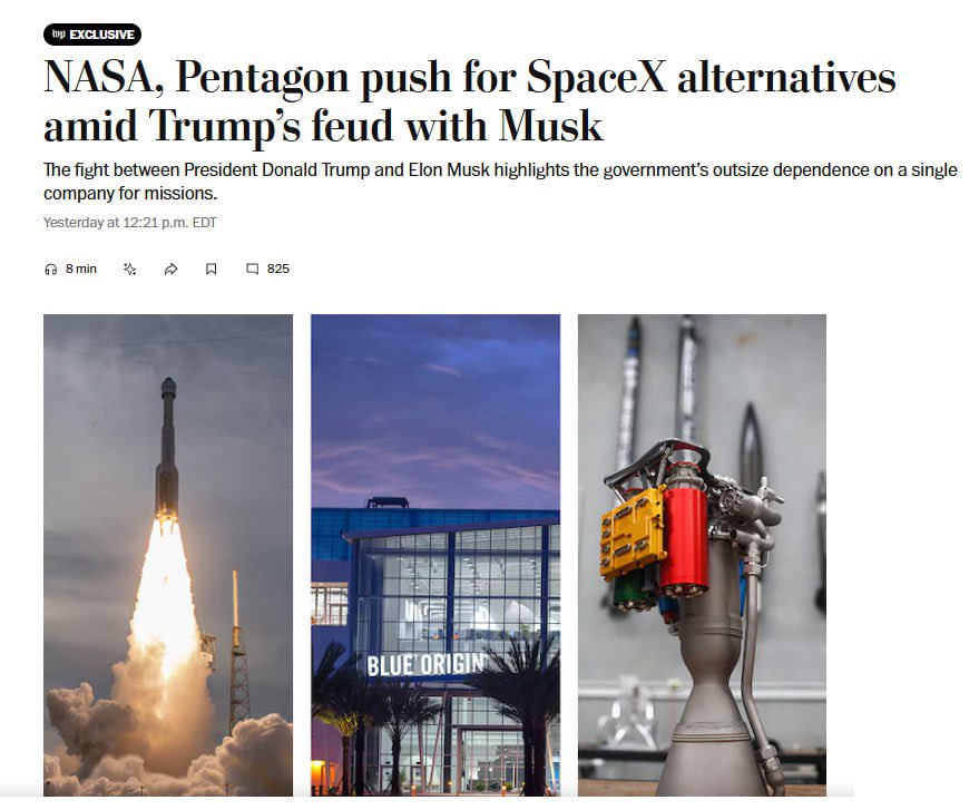 Trump-Musk Feud Threatens Artemis Program as NASA, Pentagon Seek