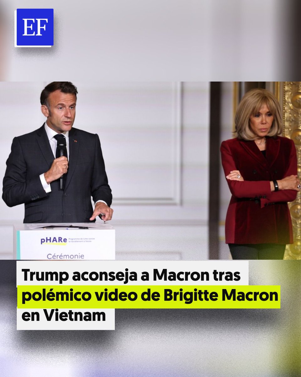 Trump Tells Macron to 'Keep the Door Closed' After Brigitte Pushes His ...
