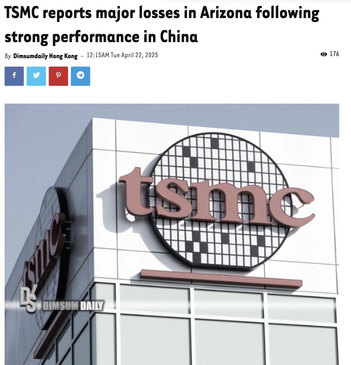 TSMC Invests $165 Billion in Arizona, Producing 30% Advanced Chips ...