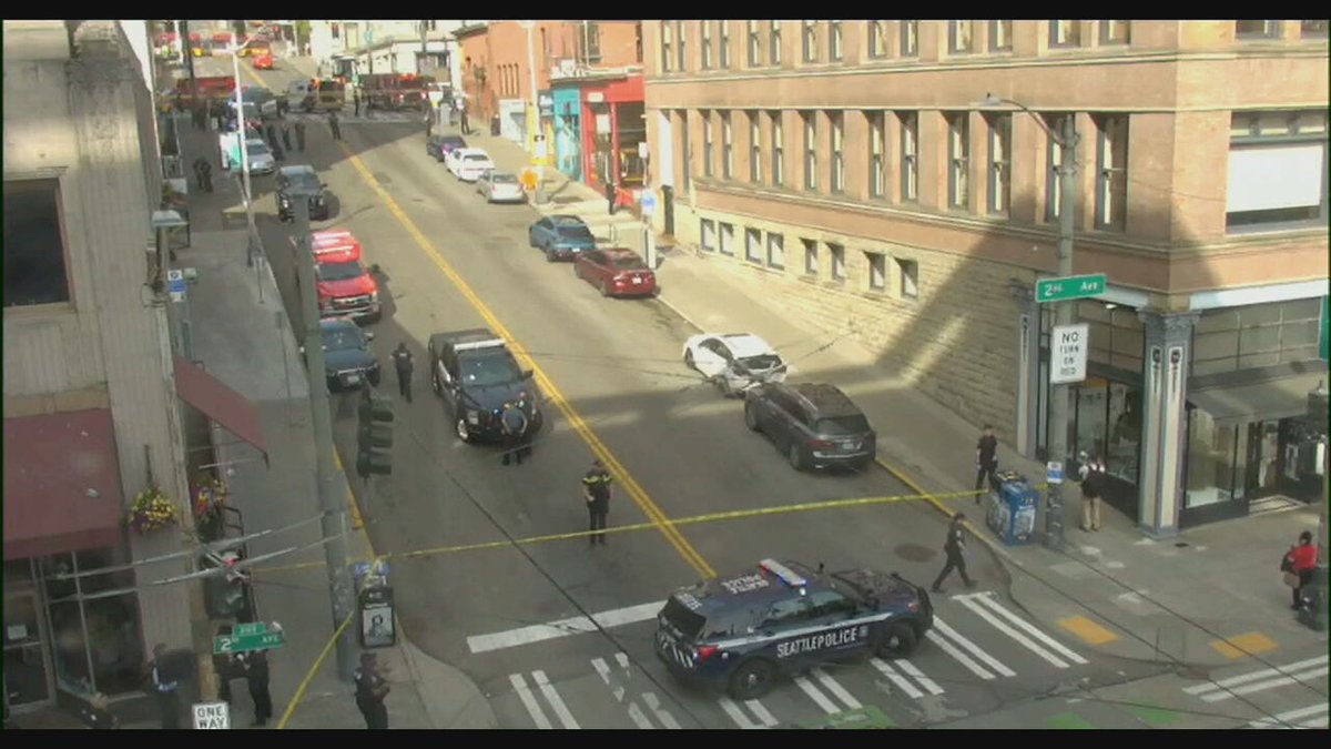 Two Injured in Downtown Seattle Shooting Near Pioneer Square; Adult ...
