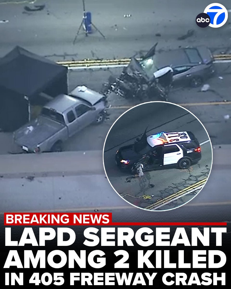 Two Killed, Including LAPD Sergeant, in Multi-Vehicle Crash on ...