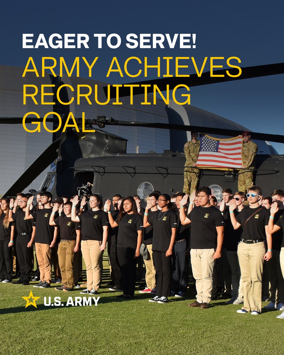 U.S. Army Meets 2025 Recruiting Goal Four Months Early With Over 61,000 ...