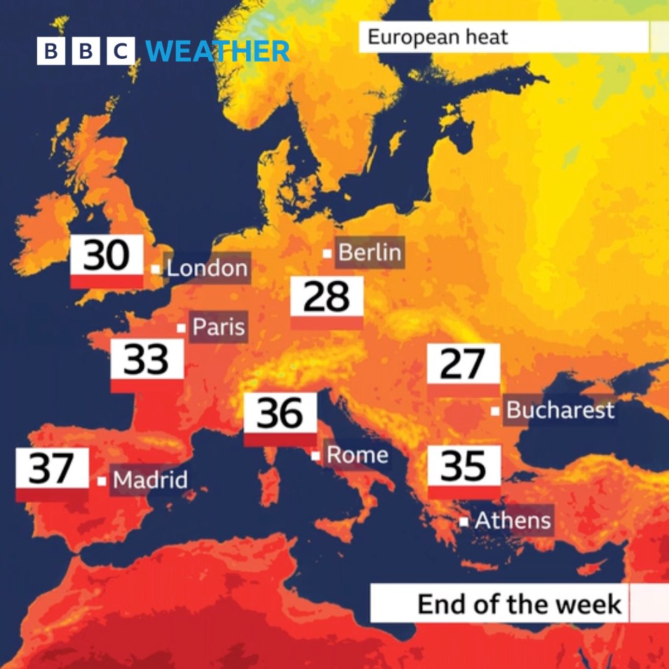 UK Braces for First 2025 Heatwave With Temperatures Set to Exceed 30°C ...