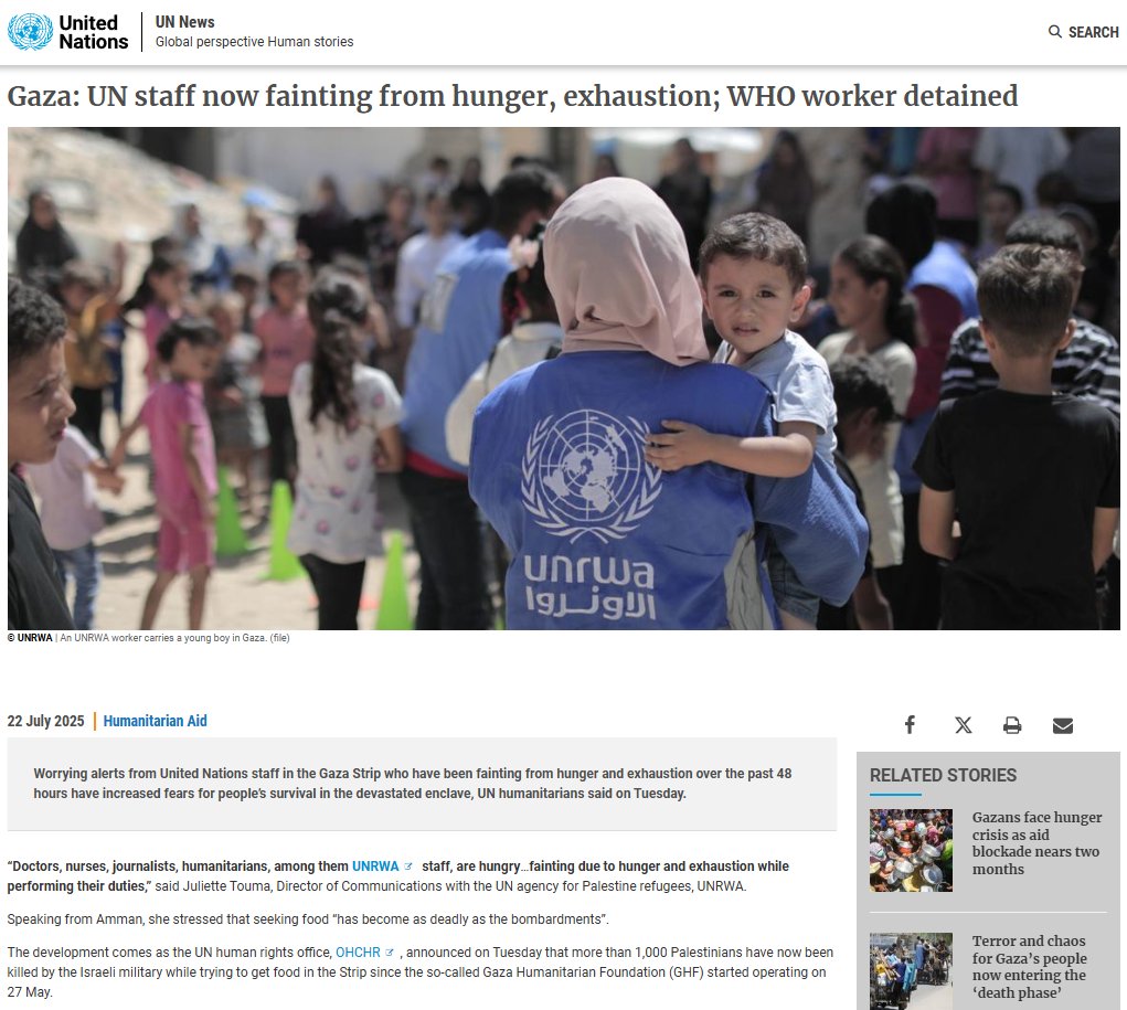Faint Hunger WHO and UN Warn of Man-Made Hunger Crisis in Gaza as Aid Blockade ...