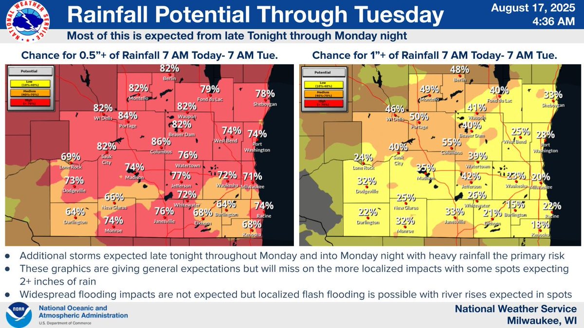 Upper Midwest Braces for Heavy Rainfall and Flash-Flood Risk | DeepNewz ...