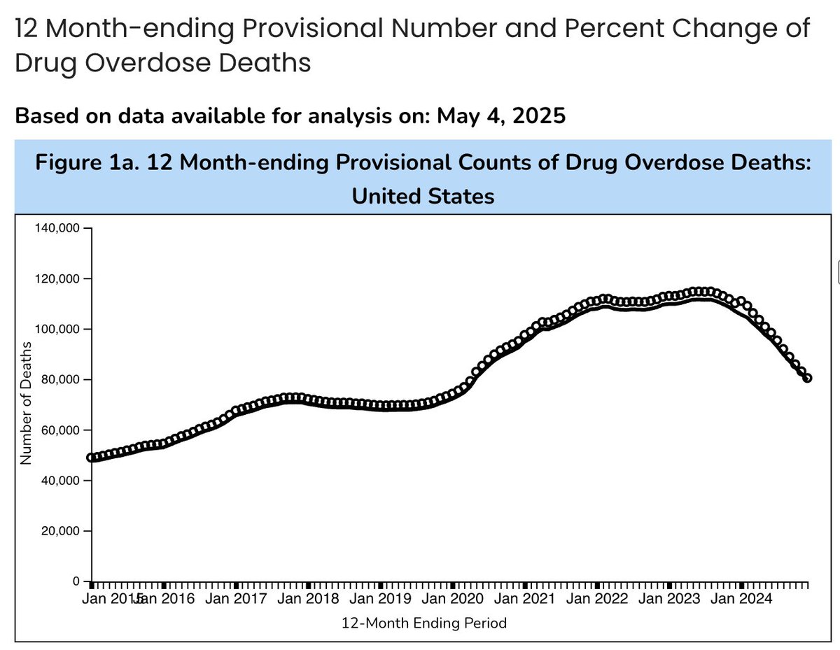 US Drug Overdose Deaths Fall 27% in 2024, Lowest Since 2019 with 30,000 ...